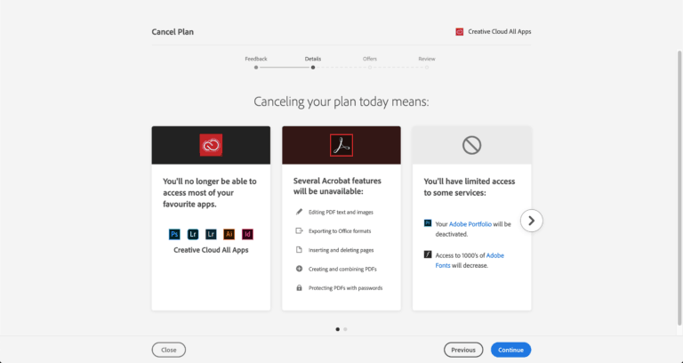 how to cancel adobe creative cloud free trial